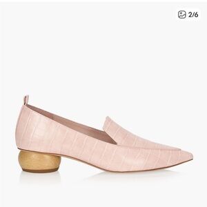 Jeffrey Campbell Vinnie Pink Croc Loafers